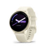 garmin vivoactive 6 amoled 42 mm bone / lunargold – gps fitness smartwatch / silikonarmband