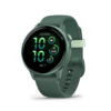 garmin vivoactive 6 amoled 42 mm jaspisgrün – gps fitness smartwatch / silikonarmband