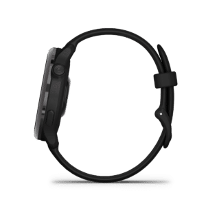 garmin vívoactive 6 amoled 42 mm schwarz / schiefergrau – gps fitness smartwatch / silikonarmband