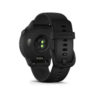 garmin vívoactive 6 amoled 42 mm schwarz / schiefergrau – gps fitness smartwatch / silikonarmband