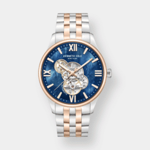 kenneth cole open heart automatik bicolor 43mm edelstahl
