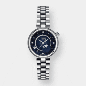 Tissot Desir Moonphase Quarz - Blau 29mm Diamanten