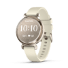 titel garmin lily 2 35 mm kokosnuss / cremegold – fitness smartwatch / silikonarmband