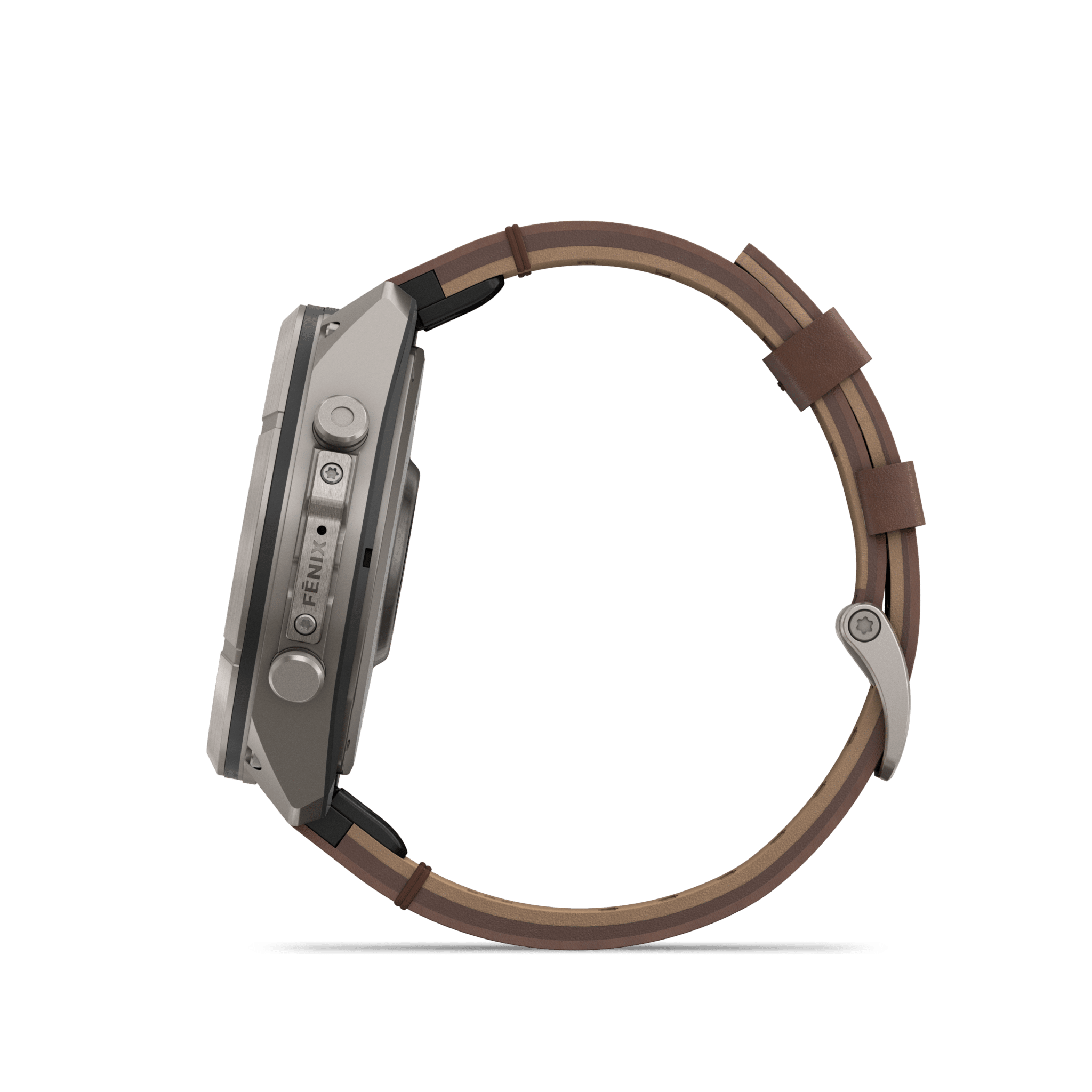 Garmin fenix 9 Pro inReach AMOLED Walnuss Titan 51mm – Hybrid-GPS-Outdoor-Smartwatch / Lederarmband – Bild 6
