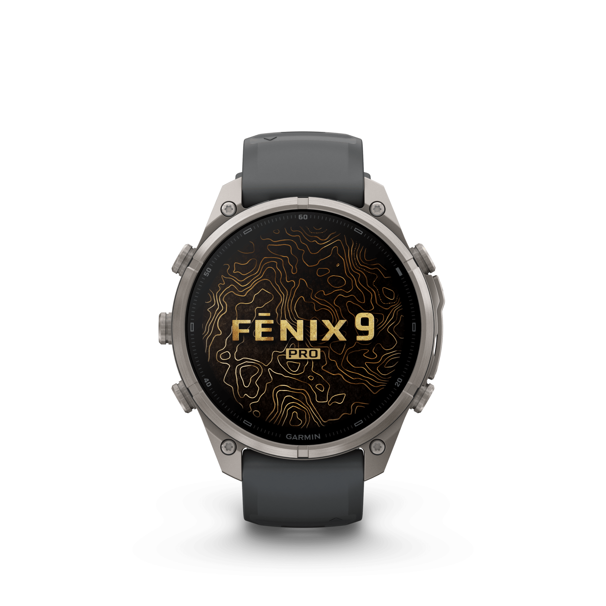 Garmin fenix 9 Pro inReach AMOLED Graphit Schwarz Titan 47mm – Hybrid-GPS-Outdoor-Smartwatch / Silikonarmband – Bild 2