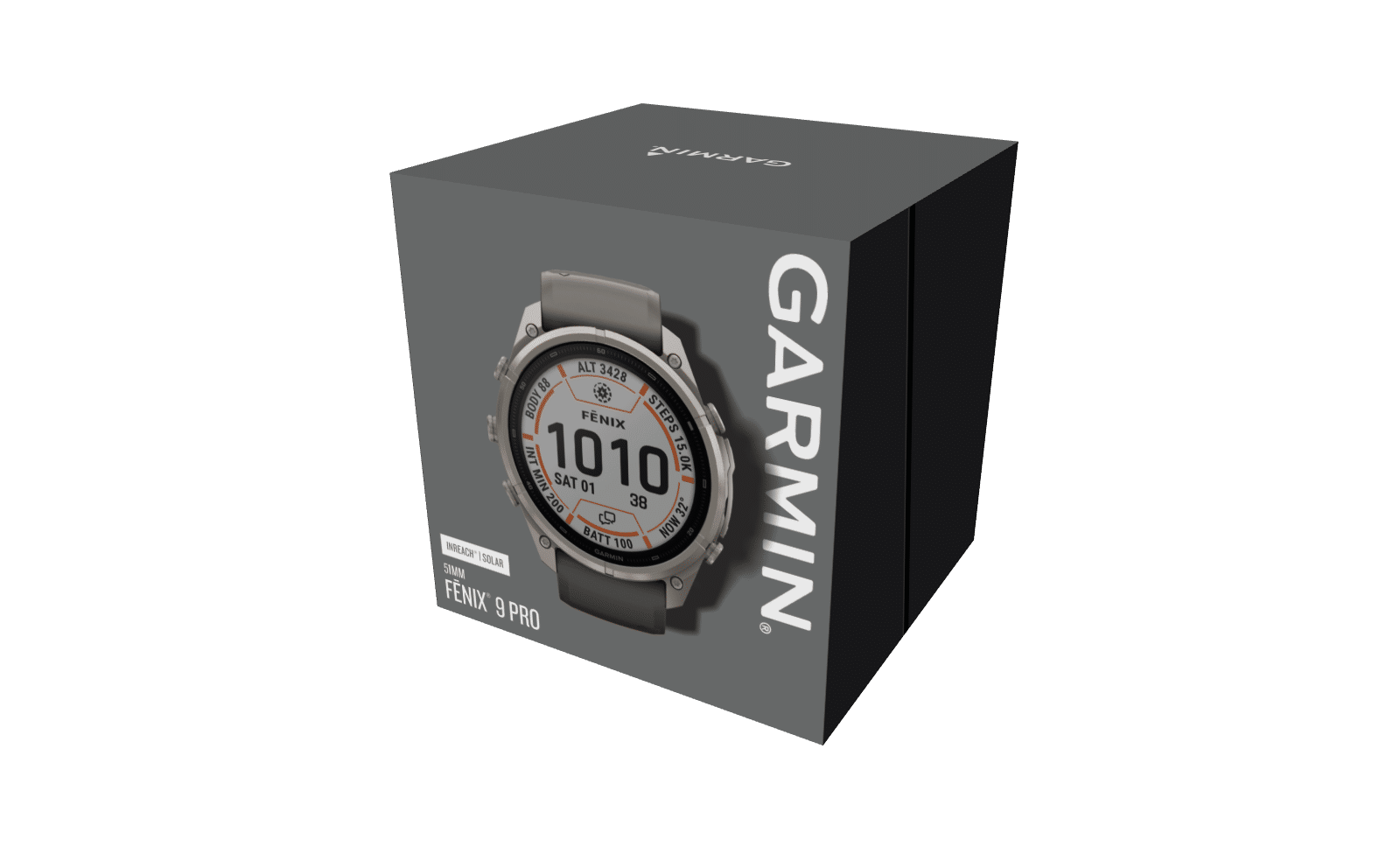 Garmin fenix 9 Pro inReach Solar Kieselgrau Titan 51mm – Hybrid-GPS-Outdoor-Smartwatch / Silikonarmband – Bild 7