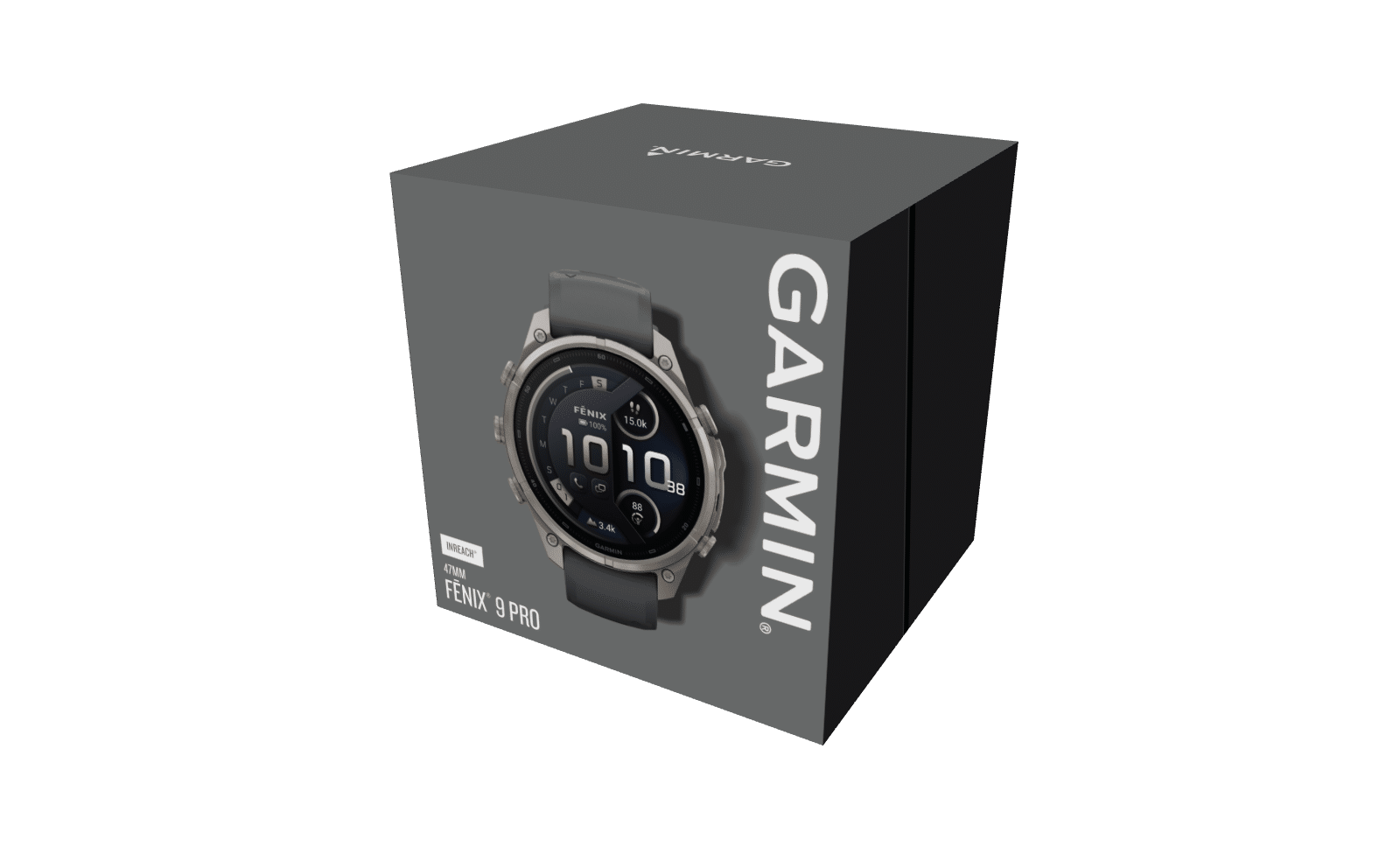 Garmin fenix 9 Pro inReach AMOLED Graphit Schwarz Titan 47mm – Hybrid-GPS-Outdoor-Smartwatch / Silikonarmband – Bild 6