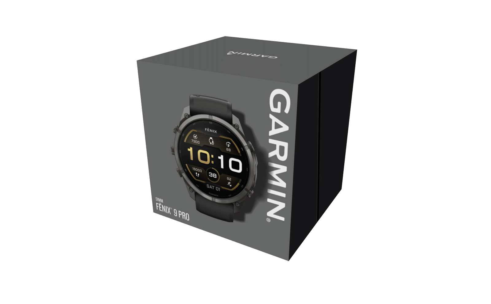 Garmin fenix 9 Pro inReach AMOLED Graphit Schwarz Titan 51mm – Hybrid-GPS-Outdoor-Smartwatch / Silikonarmband – Bild 6