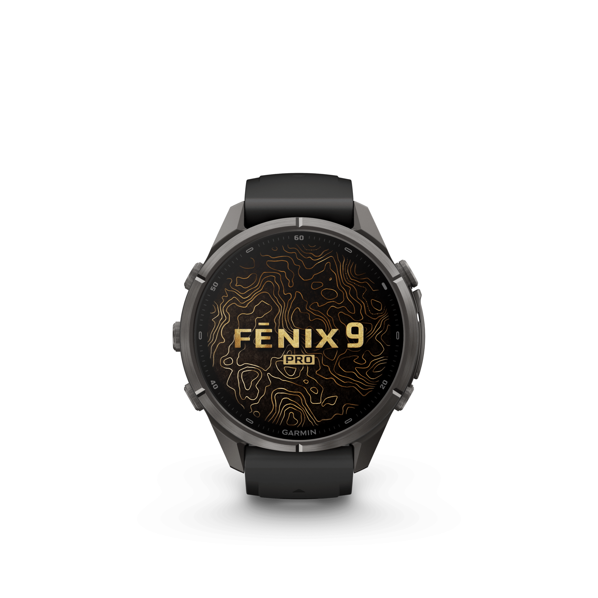 Garmin fenix 9 Pro inReach AMOLED Schwarz Kieselgrau Carbongrau DLC Titan 43mm – Hybrid-GPS-Outdoor-Smartwatch / Silikonarmband – Bild 2