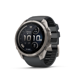 Garmin fenix 9 Pro inReach AMOLED Graphit Schwarz Titan 51mm – Hybrid-GPS-Outdoor-Smartwatch / Silikonarmband