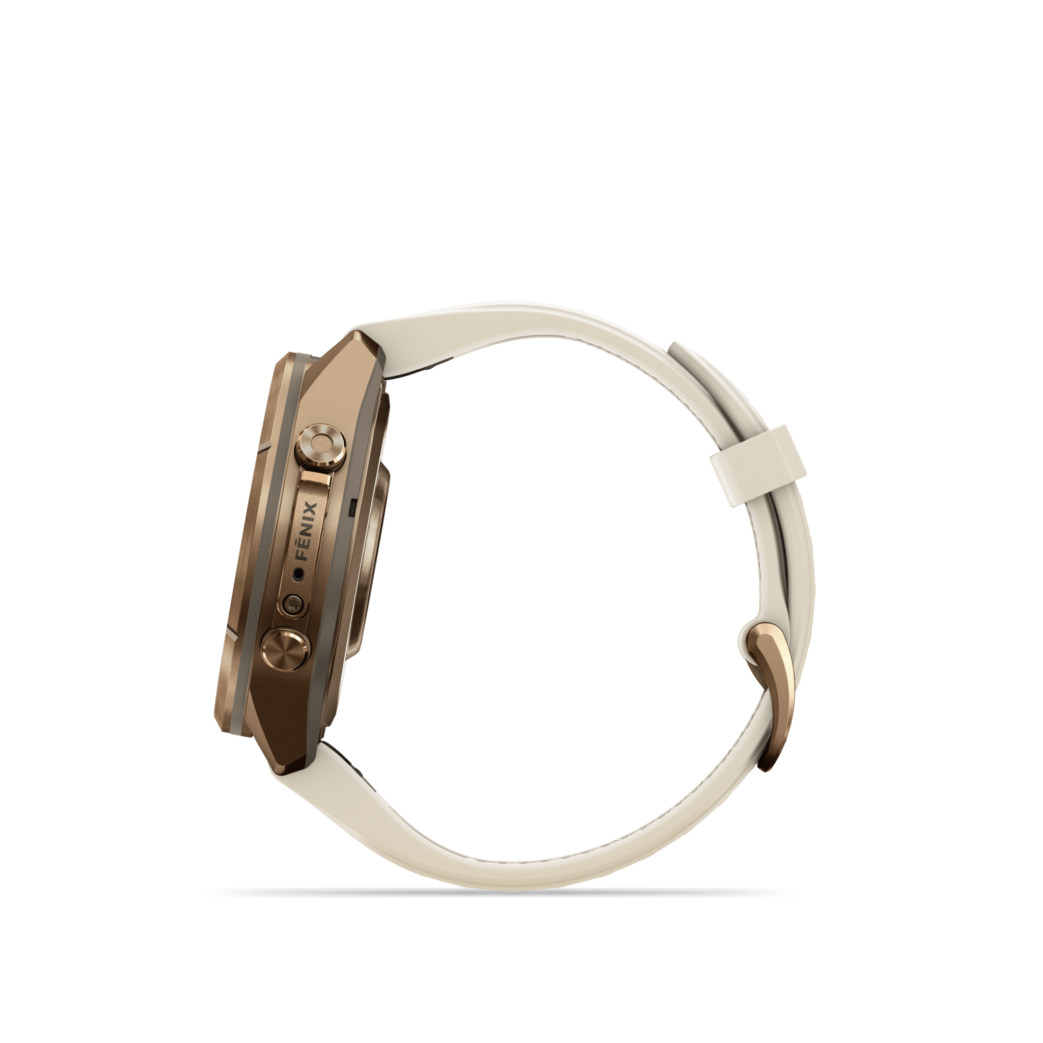 Garmin fenix 9 Pro inReach AMOLED Autumn Gold Creme French Gray Titan 43mm – Hybrid-GPS-Outdoor-Smartwatch / Silikonarmband – Bild 4