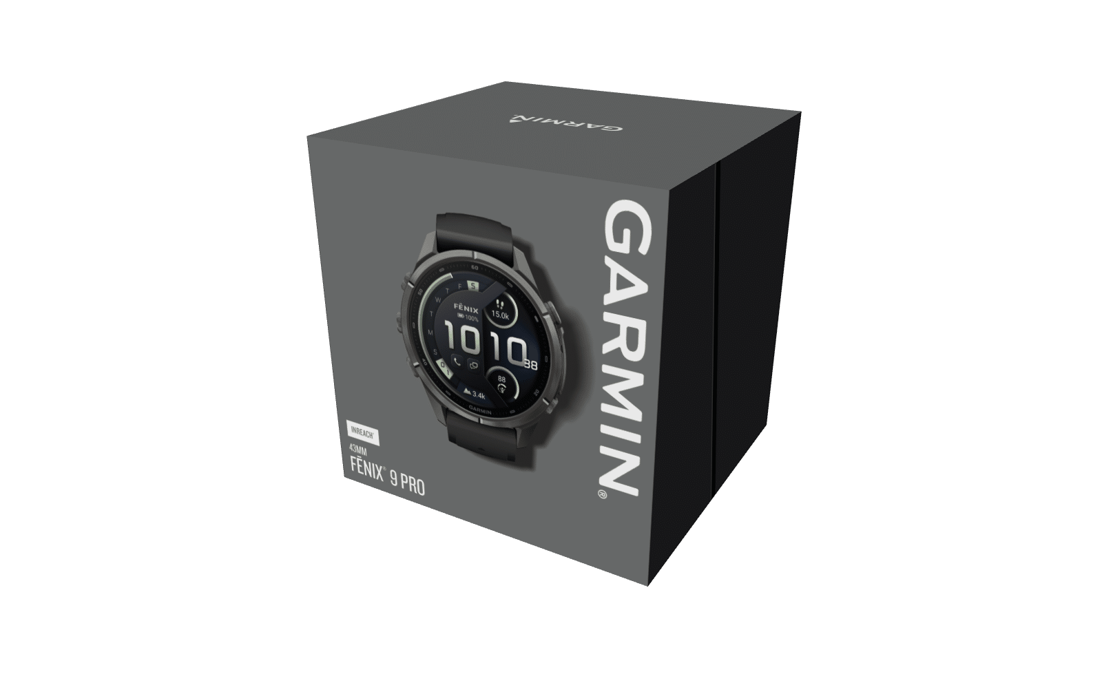 Garmin fenix 9 Pro inReach AMOLED Schwarz Kieselgrau Carbongrau DLC Titan 43mm – Hybrid-GPS-Outdoor-Smartwatch / Silikonarmband – Bild 5