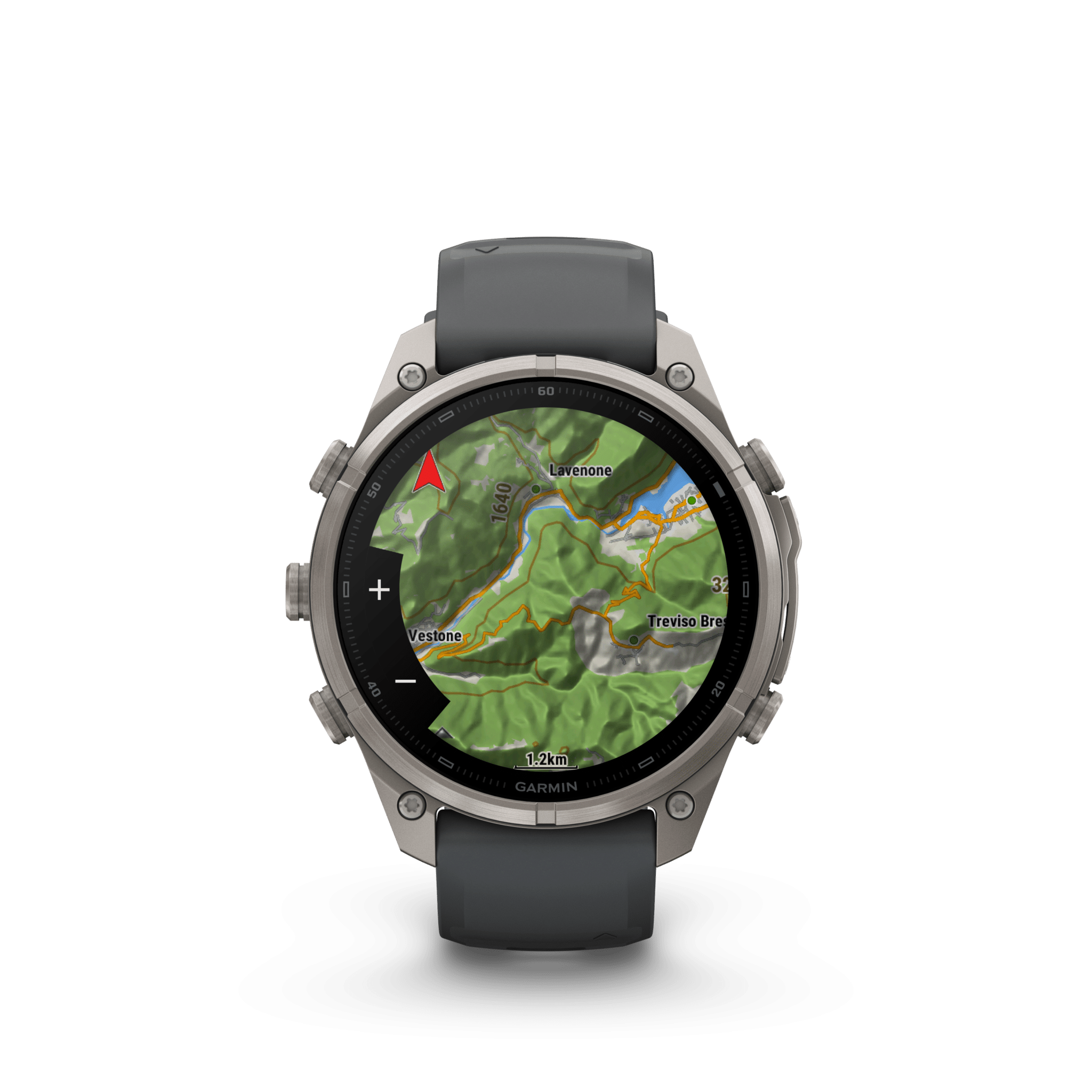 Garmin fenix 9 Pro inReach AMOLED Graphit Schwarz Titan 47mm – Hybrid-GPS-Outdoor-Smartwatch / Silikonarmband – Bild 3