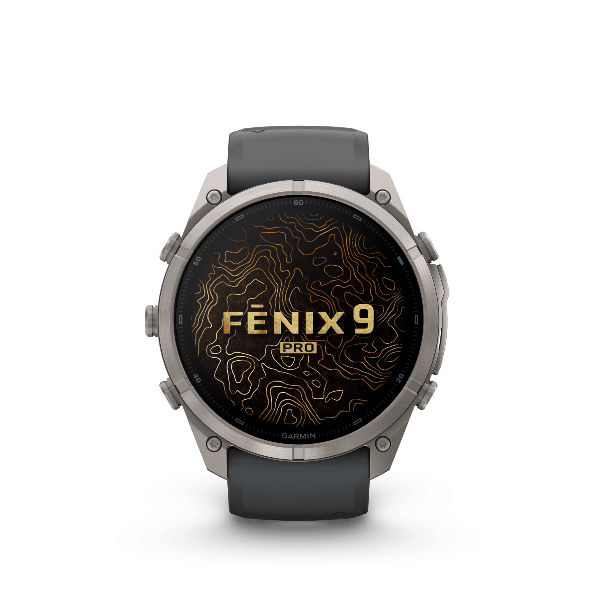 Garmin fenix 9 Pro inReach AMOLED Graphit Schwarz Titan 51mm – Hybrid-GPS-Outdoor-Smartwatch / Silikonarmband – Bild 2