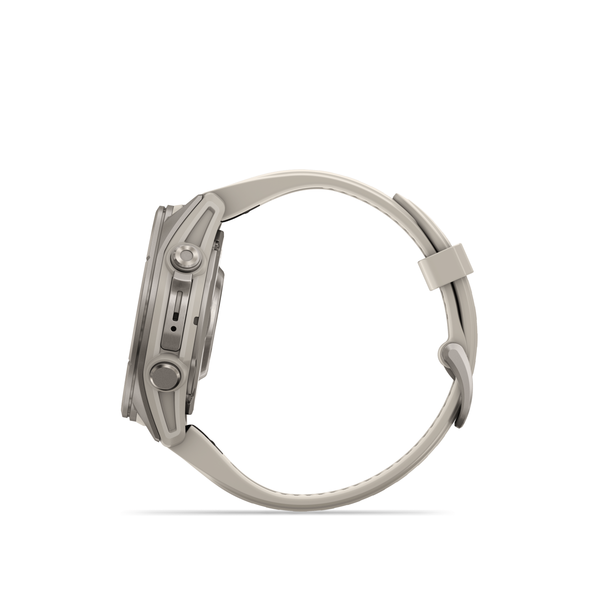 Garmin fenix 9 AMOLED Nebelgrau Titan 43mm – Hybrid-GPS-Outdoor-Smartwatch / Silikonarmband – Bild 4